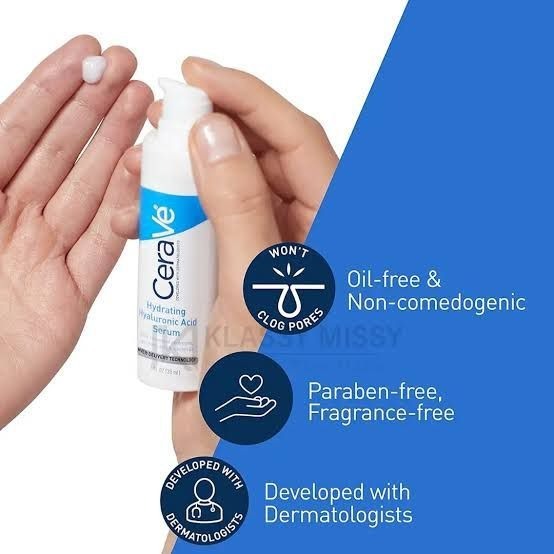 CeraVe Hydrating Hyaluronic Acid Serum | Deep Moisture & Barrier Support | 30ml