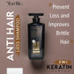 Yardlie 2-in-1 Anti-Hair Loss Keratin Shampoo 500ml bottle, strengthening and nourishing hair care solution.


