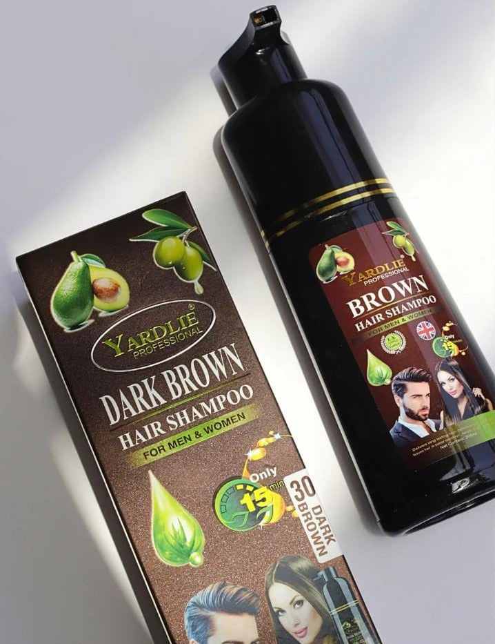 Yardlie Professional Hair Color Shampoo 200ml - UK Based Formula for Long-lasting Color and Shine for Men & Women

