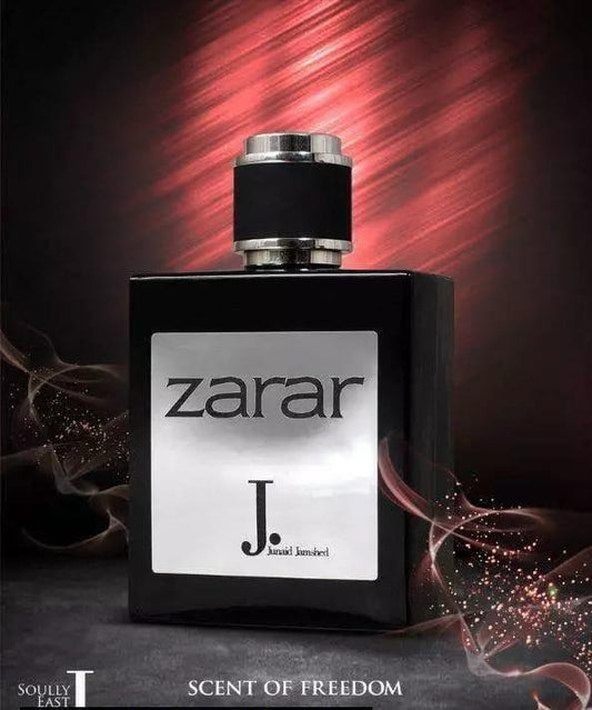 Zarar Silver For Men Perfume 100ml bottle showcasing a sophisticated, long-lasting fragrance for men.

